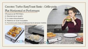 Lire la suite à propos de l’article Cecotec Turbo EasyToast Basic : Grille-pain Plat Horizontal et Performant